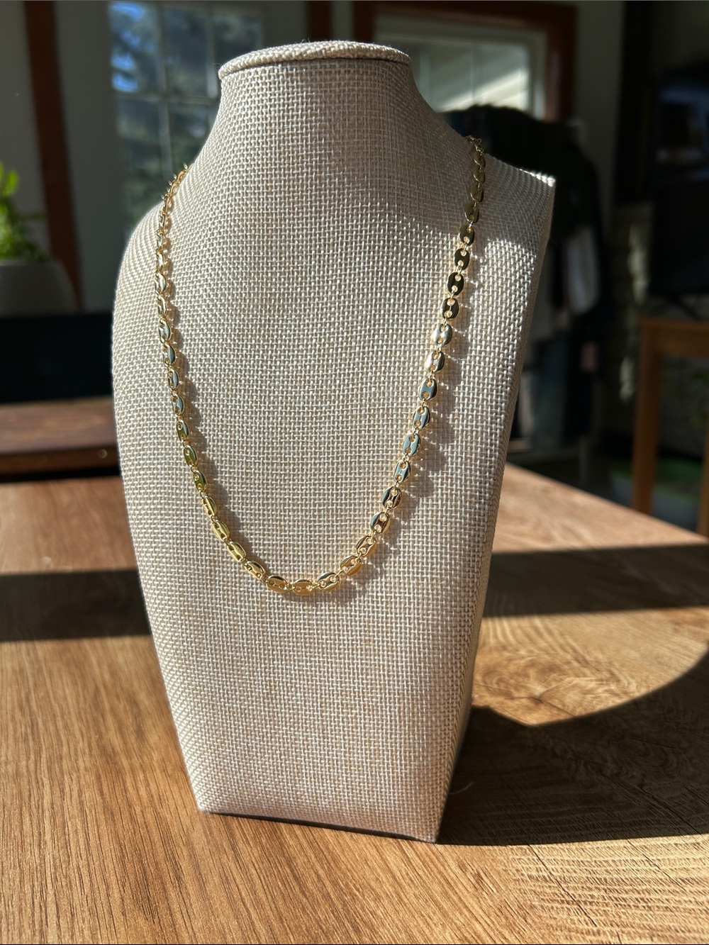 Gold Link Chain Necklace NWOT